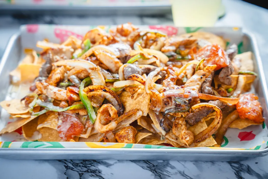 Fajita nachos at Mi Casa